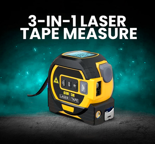 3-in-1 Laser Tape Measure